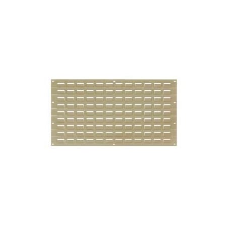 Global Equipment GEC 153; Louvered Wall Panel Without Bins 18x19 Tan, PK4 550148TN